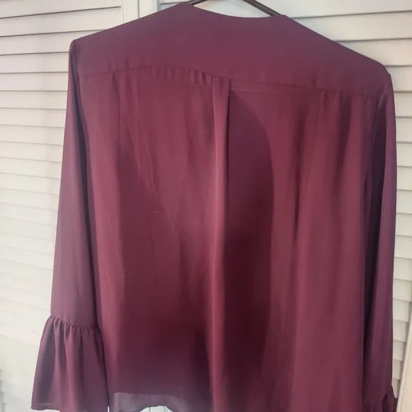 IMAN Mauve Women's Blouse Size L - Picture 4 of 4